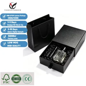 Recyclable Custom Empty Glass Spray Perfume Bottles, 10ml/30ml/50ml, with Box Packaging