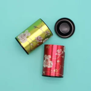 Recyclable Custom-Size Heat-Resistant Paper Tube Canister with Metal Lid for Tea, Coffee, and Candy
