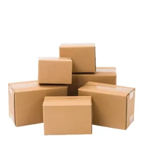 Recyclable Customized Small Size Corrugated Cardboard Carton Box Logo Printed for Wig Postal Shipping Moving