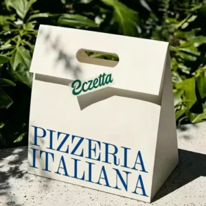 Recyclable Die-Cut Handle Matte Gift and Shopping Bag with Custom Logo Printed on White Card Paper