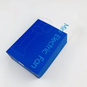 Recyclable Foldable Paper Box Electronic Products Packaging Box Packages for Portable Mini Hand Electronic Fan