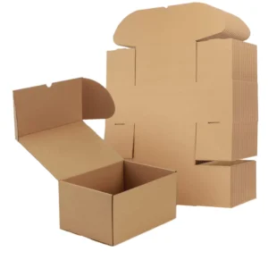Recyclable Folding Small Corrugated Cardboard Mailing Box for E-commerce Shipping