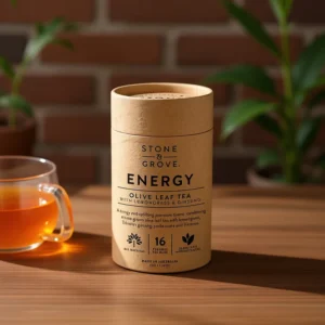 Recyclable Food Grade Scented Tea Canister Paper Tube Cylinder, Customizable Size, Flower Tea Packaging