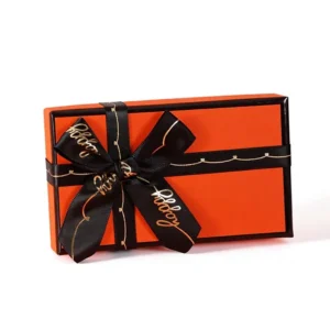 Recyclable Gift Box with Ribbon Decoration and Cosmetic Packaging