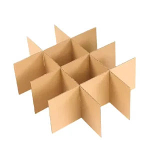 Recyclable High-Strength Foldable Candy Cardboard Box Dividers Brown Paper Box Divider