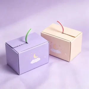 Recyclable Ivory Board Square Zipper-Style Food-Grade Packaging Boxes for Fruit Tea and Tea Bags with Custom Logo Printing