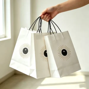 Recyclable Kraft Paper Bags for Retail Use