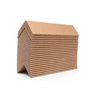 Recyclable Kraft Paper Right Angle Edge Protector 40mmx40mmx3mm Sturdy for Pallet Transport