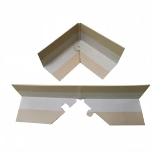 Recyclable L shaped Edge Molded Pulp Box Corner Protector for Furniture Cabinets Home Appliance