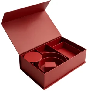Recyclable Magnetic Rigid Cardboard Gift Box Cosmetic Packaging UV Boxes