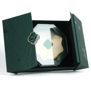 Recyclable Matte Lamination Red Wine Gift Box Set with Custom Logo UV Coated Magnetic Closure Double Flap Box