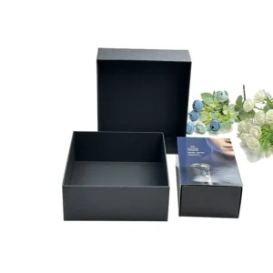 Recyclable Paperboard Rigid Magnetic Folding Gift Box with Separate Lid