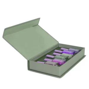 Recyclable Paperboard Skin Care, Makeup, and Essential Oil Gift Box Set with Glossy Lamination