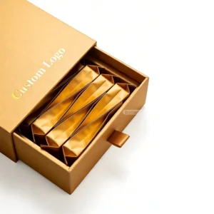 Recyclable Personalized Mid-Autumn Art Paper Sliding Rigid Drawer Tea Box with Custom Logo