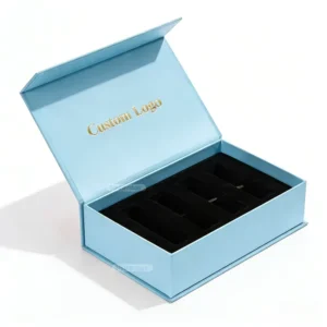 Recyclable Personalized Skincare Cardboard Magnetic Gift Box with EVA Insert