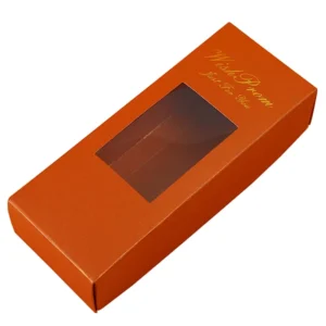 Recyclable Plastic-Free Paper Gift Box with Window