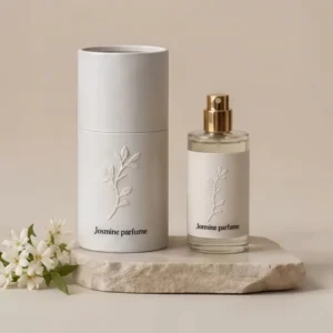 Recyclable Printed Cylindrical Paper Tube Packaging for Cosmetics, Perfumes and Essential Oils
