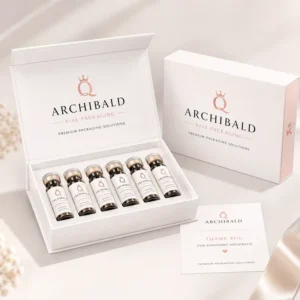 Recyclable Rigid Magnetic Closure Vial Gift Box for 2ml, 3ml, 5ml, and 10ml Bottles