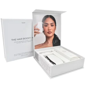 Recyclable Rigid Magnetic Gift Box for Skin Care Serum Perfume Essential Oils with Embossing and Custom Sponge Liner