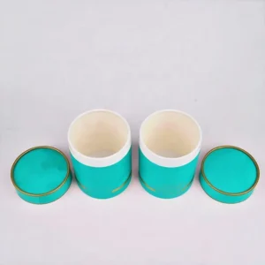 Recyclable Round Kraft Paper Tube Canister for Coffee Beverage and Food Packaging