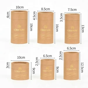 Recyclable Safety Seal Empty Circle Box Custom Printed Paper Tube Packaging Eco Friendly Global Shipping