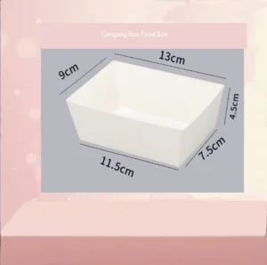 Recyclable White Cardboard or Art Craft Package Box Boat-Shaped Rigid Biodegradable Art Craft Box for Camping