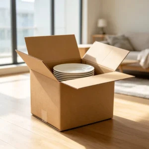 Recycled Brown Corrugated Cardboard Box for Home Goods
