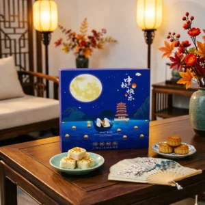 Recycled Cardboard Paper Boxes for Mooncakes, Cupcakes, and Desserts
