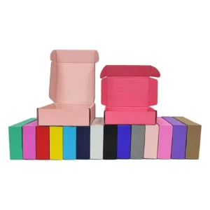 Recycled Corrugated Aircraft Shipping Mailer Box, Four-Color Printed, Custom Logo