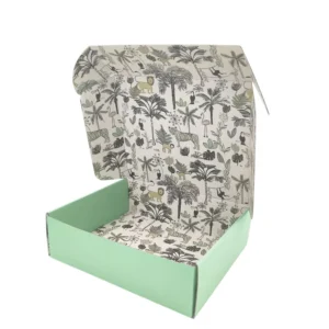 Recycled Corrugated Paper Cardboard Craft Carton Boxes with Glossy and Matte Lamination and Embossing for Packaging