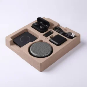 Recycled Corrugated Paper Pulp Molded Packaging Inserts for Electrical Products
