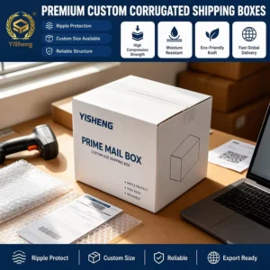 Recycled Custom Printed Eco-Friendly Corrugated Shipping Box Factory Direct Carton for Cross-Border E-Commerce Delivery
