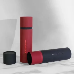 Recycled Custom Round Cylinder Boxes Paper Tube Packaging For Tea Wine Cardboard Paper Tube
