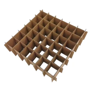 Recycled Foldable Cardboard Wine Bottle Paper Box Divider Custom Cardboard Tray With Divider
