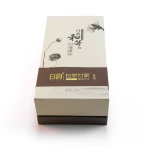 Recycled Food-Grade White Kraft Paper Tea Gift Packaging Box