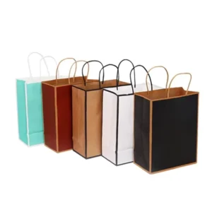 Recycled Kraft Paper Bread Packaging Bag for Food Delivery