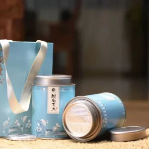 Recycled Kraft Paper Tube Packaging for Chocolate, Tea, Cake, Cookie, and Sugar with Custom Printing