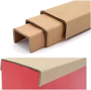 Recycled Kraft Paper U-Channel Cardboard Edge Protector for Packaging