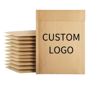 Recycled Kraft Shipping Courier Parcel Custom Printed Eco Friendly Air Padded Mailing Bags Paper Bubble Envelope Mailers