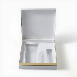 Recycled-Material Cardboard Paper Box for Skincare, Hair and Body Care, and Perfume Sets with Embossed Sponge Liner