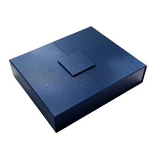 Recycled Material Double-Door Rigid Paper Gift Box with Magnetic Closure for Candles