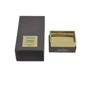 Recycled Material Perfume Packaging Box with Embossed Custom Sponge Liner for Cosmetics, Emulsion, Toner, and Skin Care Oil