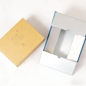 Recycled Paperboard Gift Box with Custom Printing, Foldable Design, and Magnetic Closure