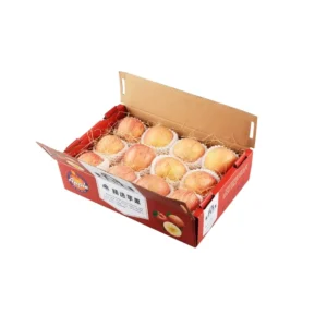 Red Color Strong Corrugated Cardboard Paper Packing Shipping Cartons for Apples Fruit