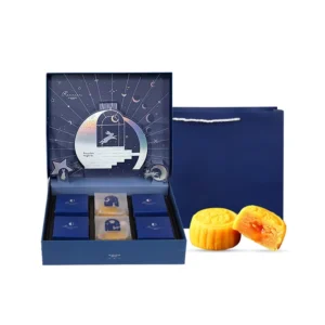 Red Paperboard Drawer Box for Mooncake Gift Packaging with Custom Design