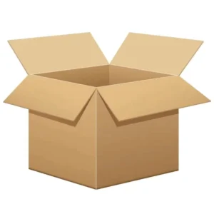 Reinforced Corrugated Cardboard Moving Box for Fragile Mirrors, Glass and Artwork, Protective Shipping Packaging
