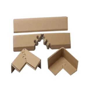 Reinforced Impact-Resistant L-Shaped Paper Corner Guards for Logistics Pallets and Cardboard Boxes