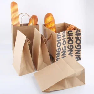 Restaurant Takeout Sandwich Kraft Paper Bag