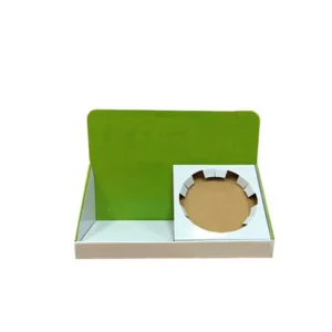 Retail Corrugated PDQ Display Tray with Custom Artwork, Hard Cardboard Storage Box
