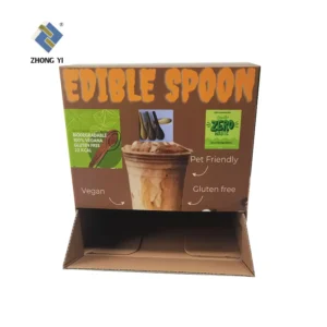 Retail Custom Logo Paper Cardboard Show Shelf Ready Packaging Box Counter Top Product Display Boxes